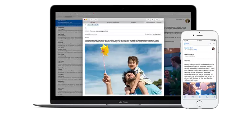 Configurar o Apple Mail com sua conta de e‑mail